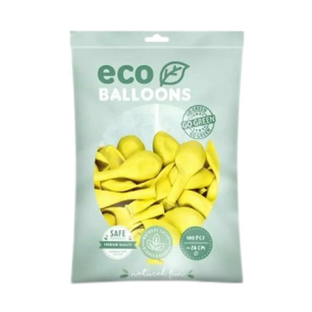 Packung mit 100 gelben Luftballons