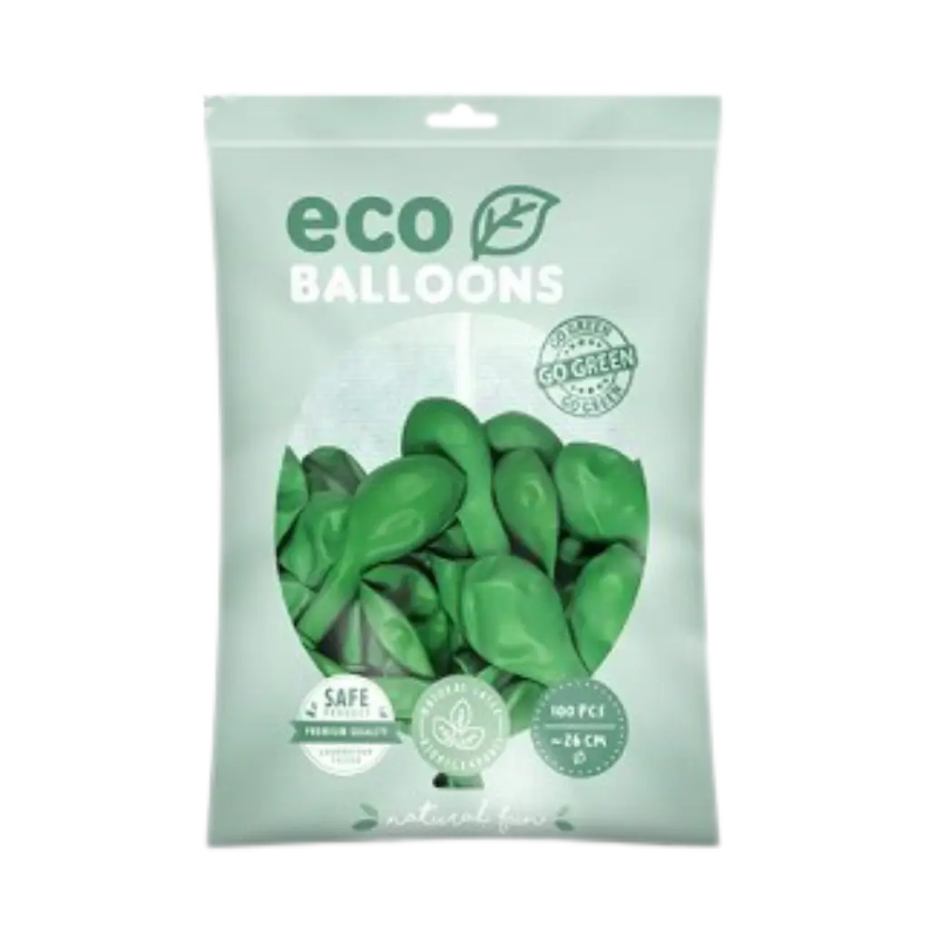 Packung mit 100 grünen Luftballons