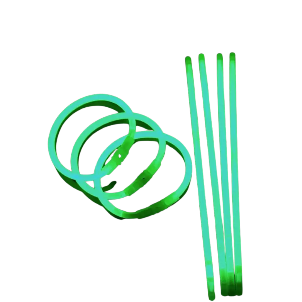 Fluo-Grünes Armband (100 Stück)