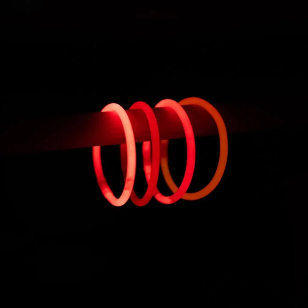 Armband Fluo Rot (100 Stück)