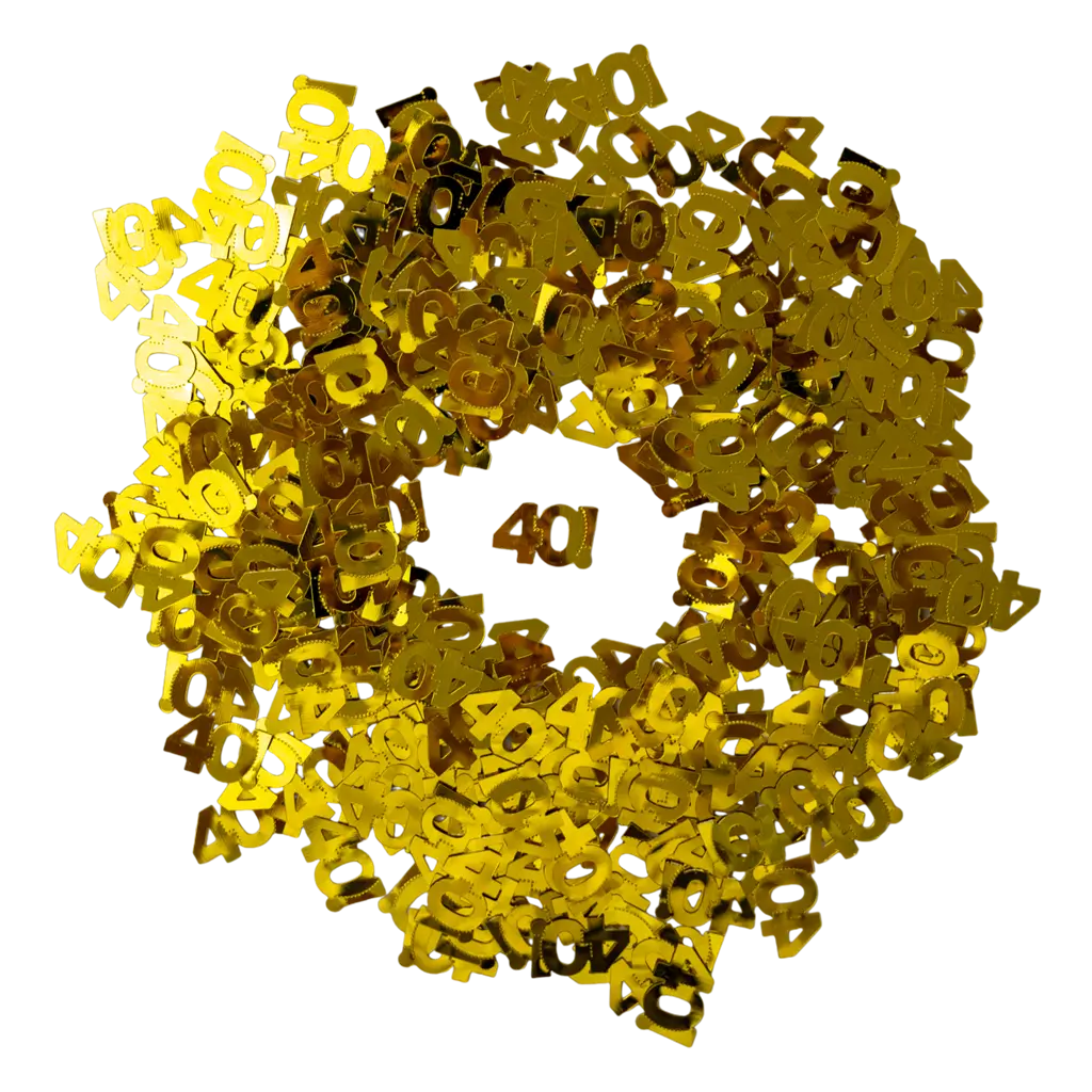 Tischkonfetti 40 Jahre (15gr)