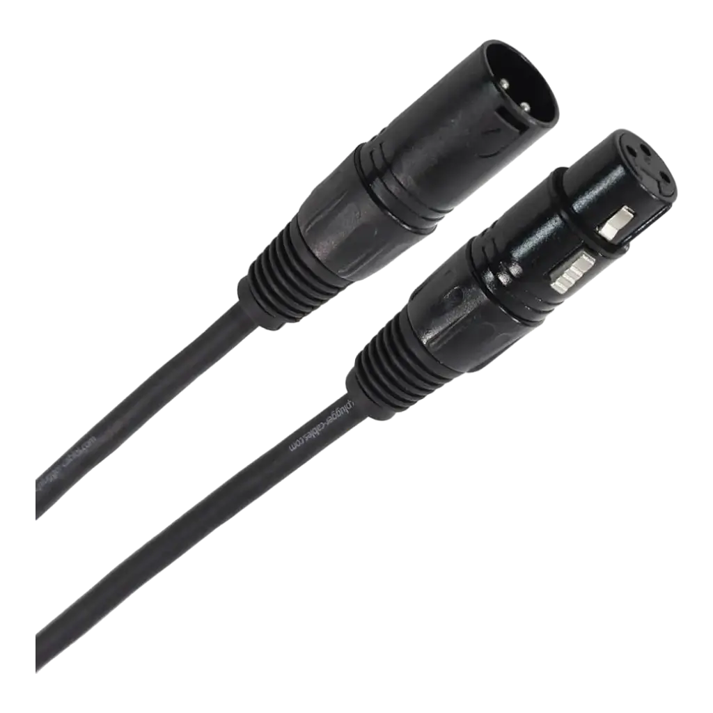 DMX-KABEL WEIBLICH XLR 3B - MÄNNLICH XLR 3B 3M EINFACH - STECKER