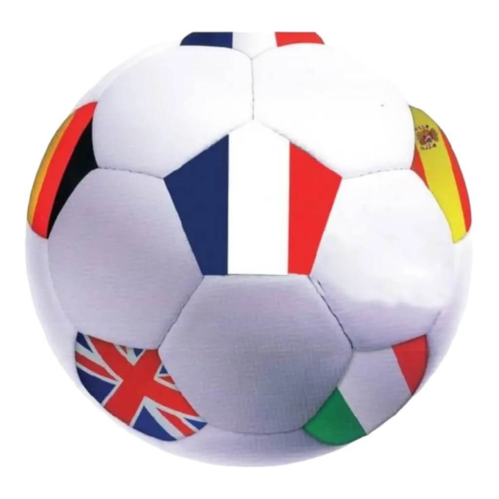 GIRLANDE AUS 8 FUSSBALLFLAGGEN - 29CM - 5M