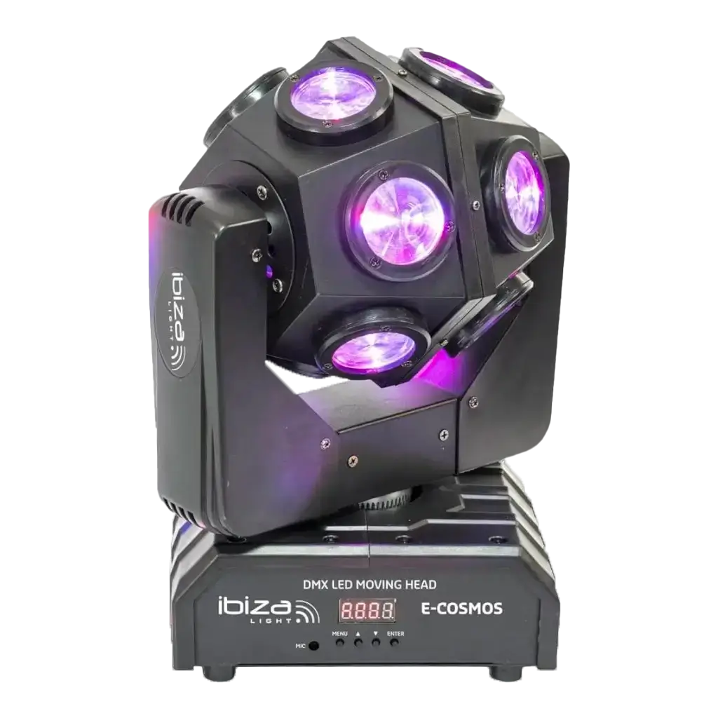 Retro-Stil Lyra DMX E-COSMOS mit LEDs 4 in 1