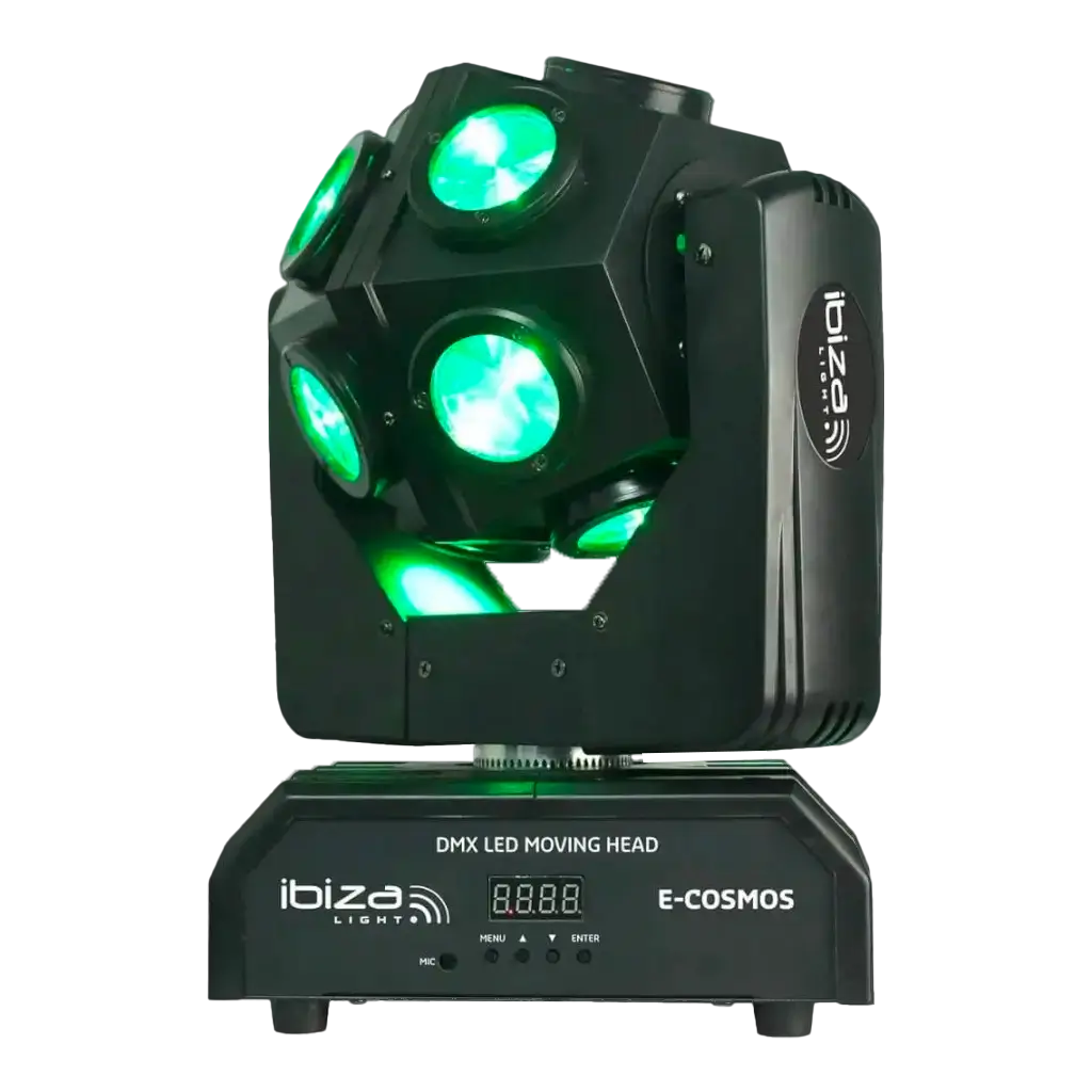 Retro-Stil Lyra DMX E-COSMOS mit LEDs 4 in 1