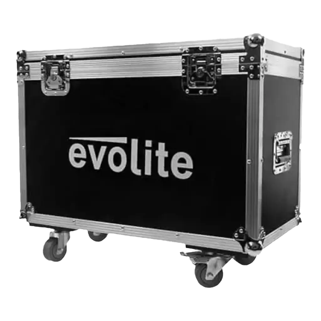 Flightcase für 2 Evolite Beam 7R