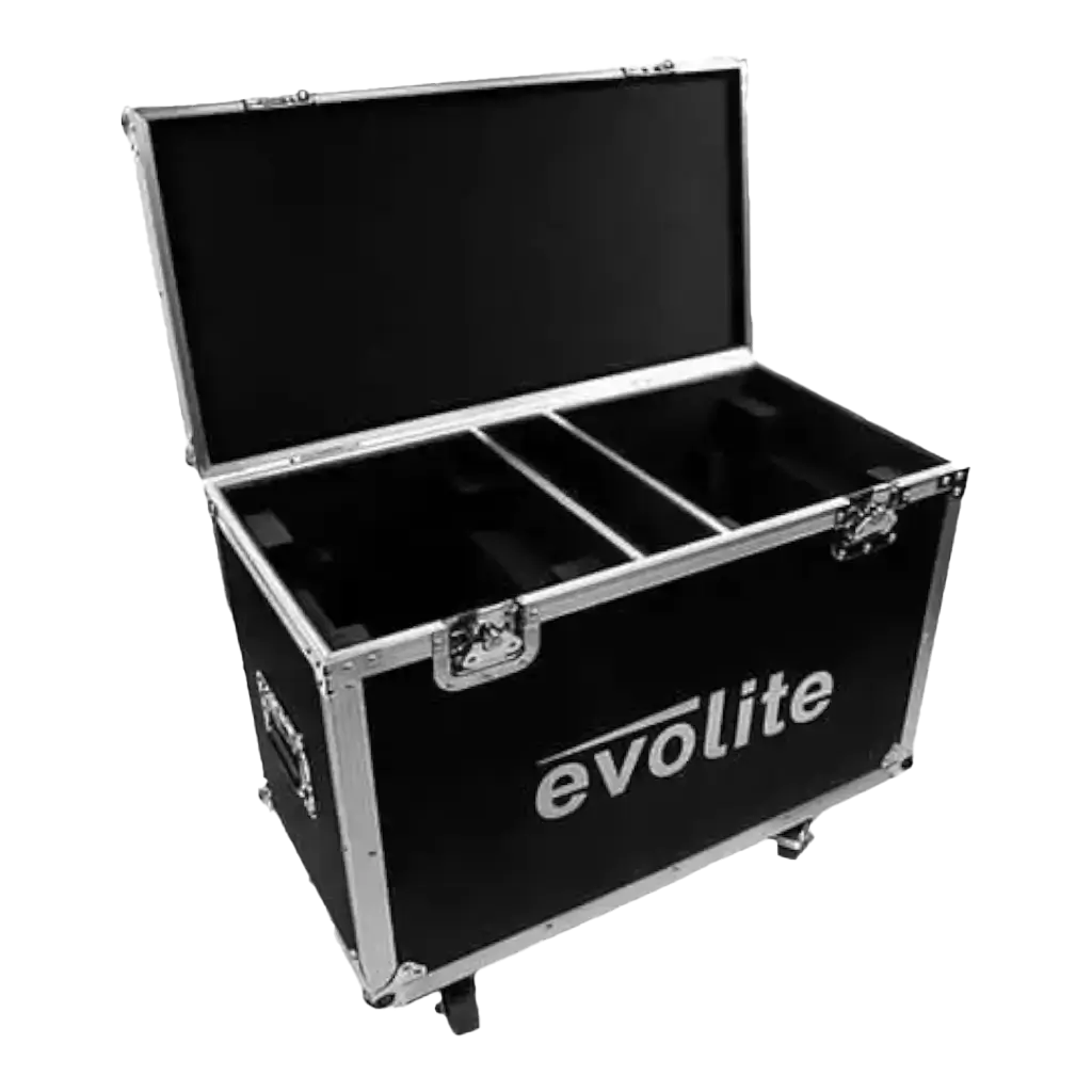 Flightcase für 2 Evolite Beam 7R