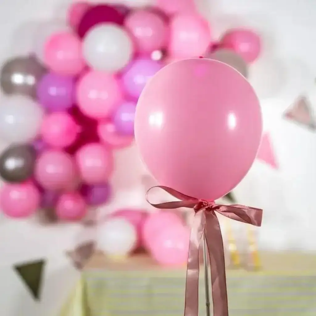 Illooms® LED-Luftballons aus Latex - Rosa