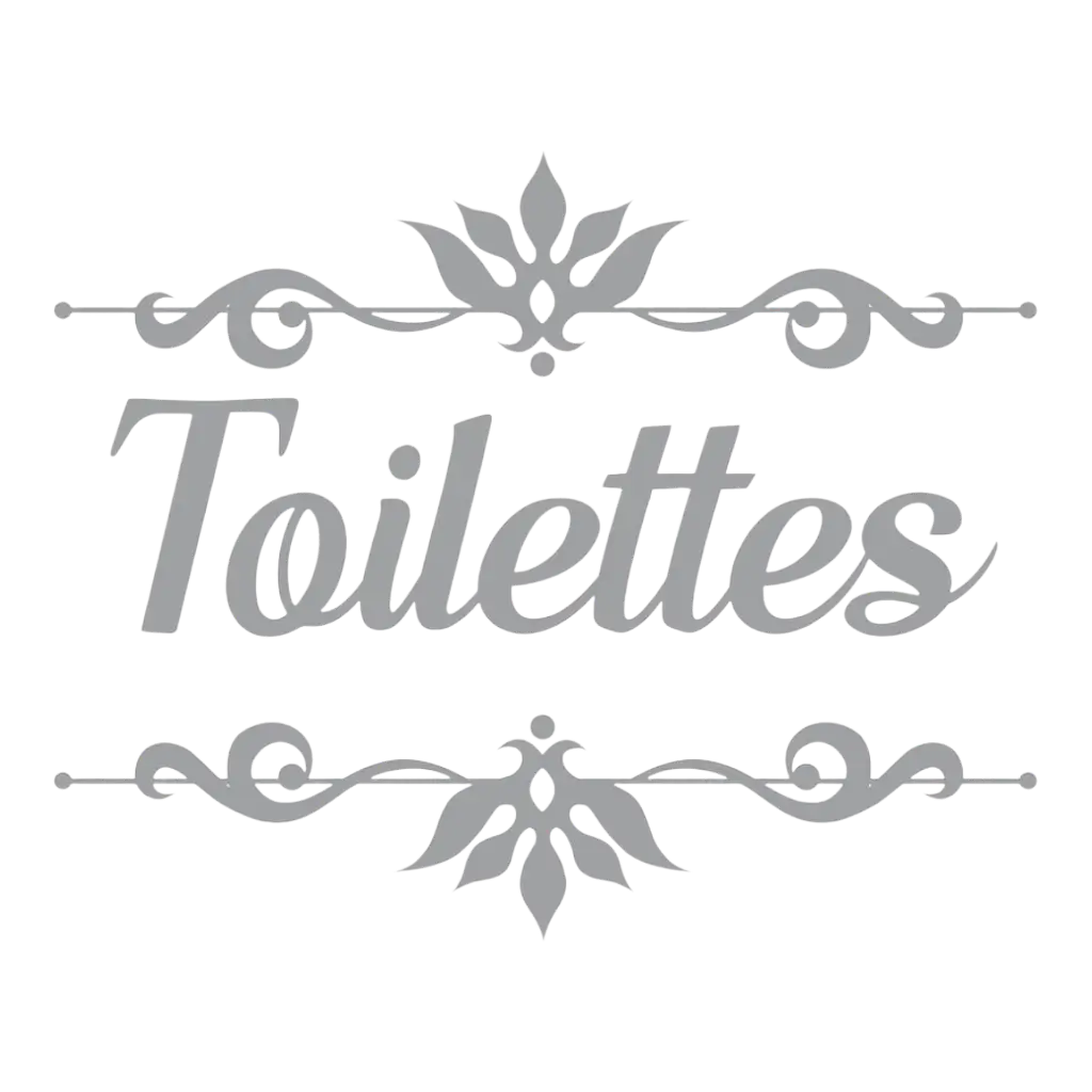 Tür-Sticker "Toilette"