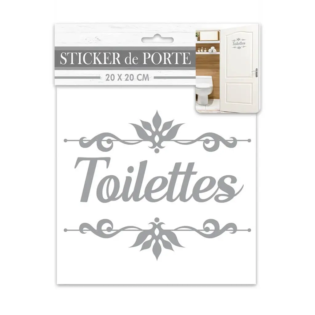 Tür-Sticker "Toilette"