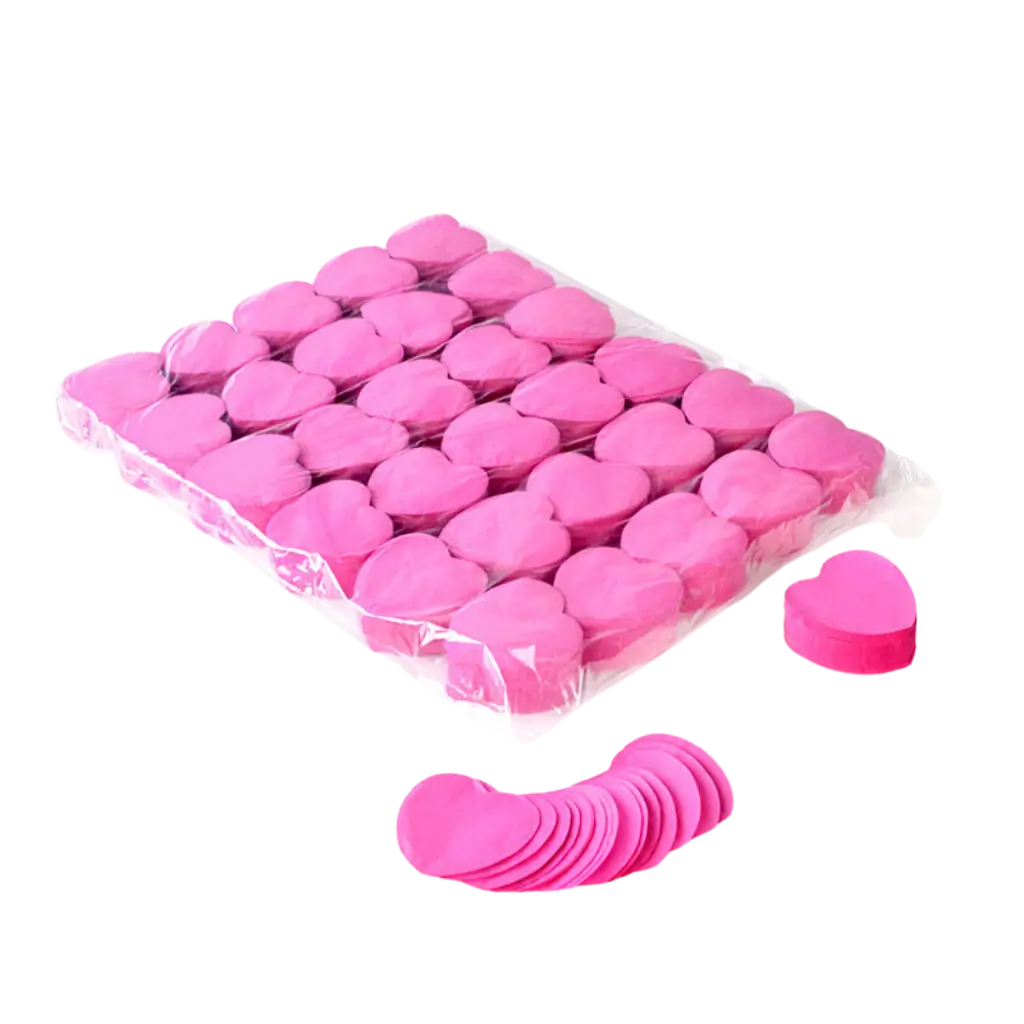 Konfettibeutel Herzen 1KG - Rosa