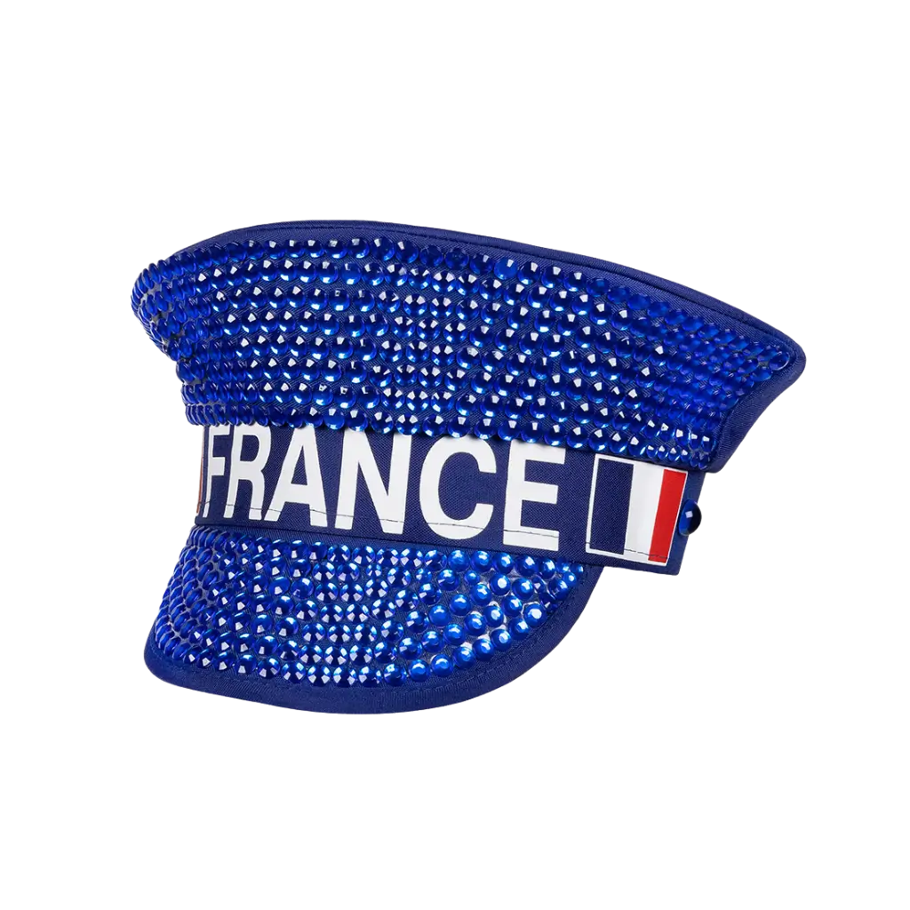 Glitzernde Mütze Frankreich