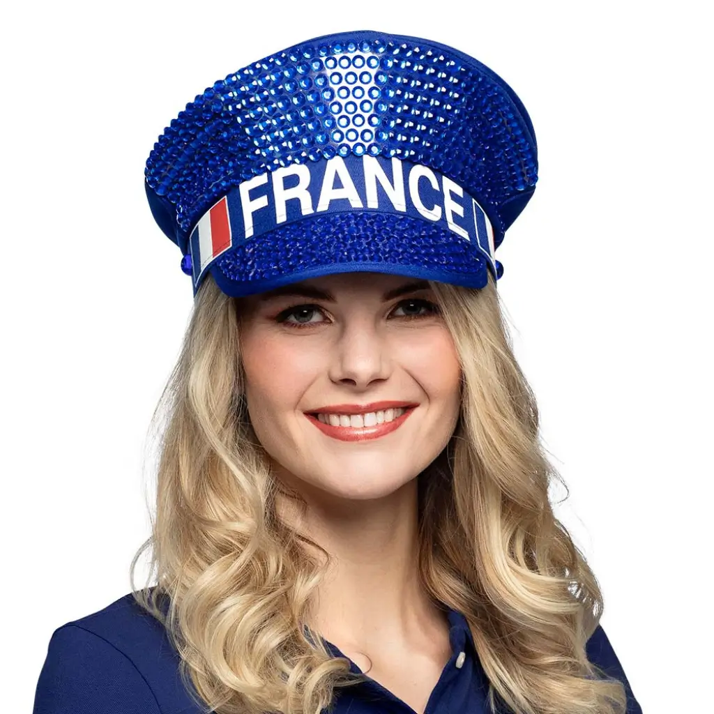 Glitzernde Mütze Frankreich