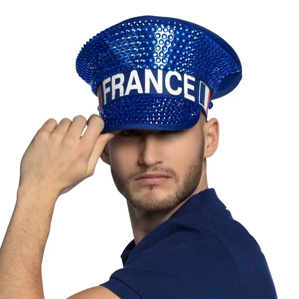 Glitzernde Mütze Frankreich