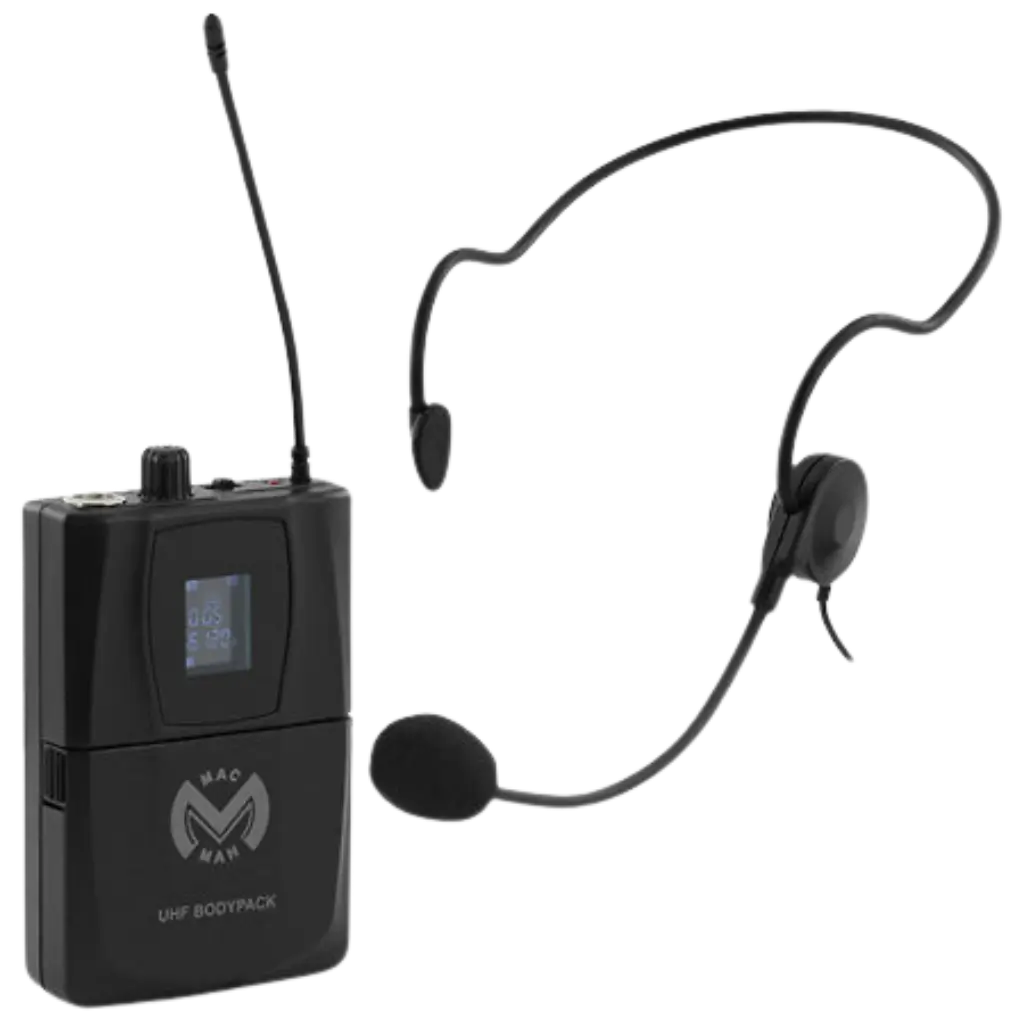 Mac Mah Gürtel- und Mikrofonsender - UHF Bodypack