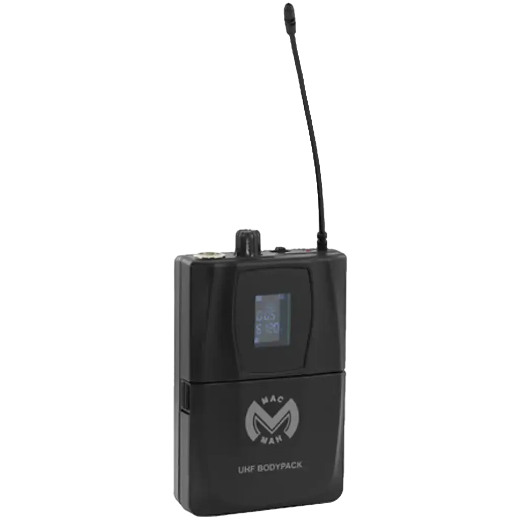 Mac Mah Gürtel- und Mikrofonsender - UHF Bodypack